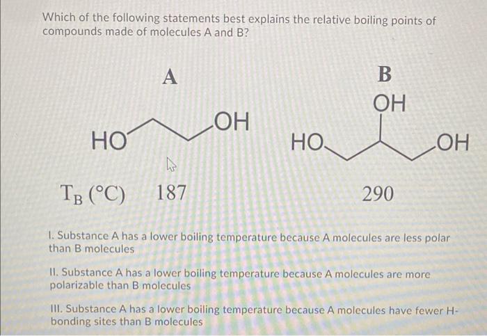 Solved Which Of The Following Statements Best Explains The | Chegg.com