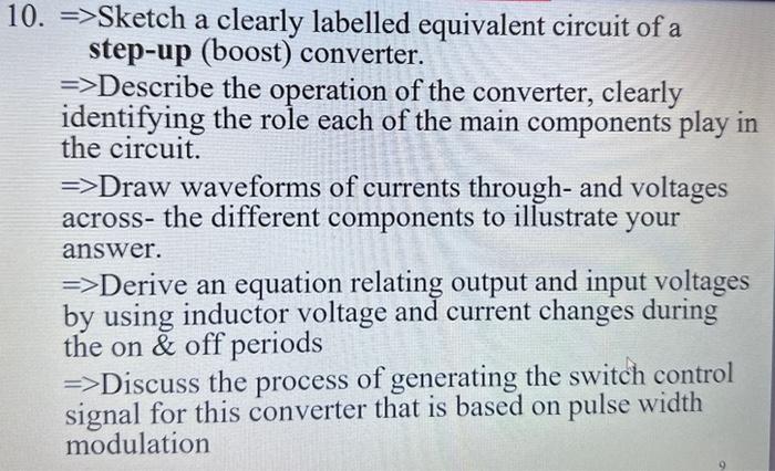 Solved Question of Power Electronics I need detailed answer | Chegg.com