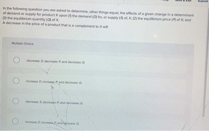 Solved Submit In the following question you are asked to | Chegg.com