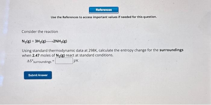 Use the References to access important values if | Chegg.com