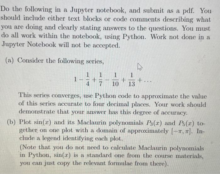 how to submit jupyter notebook assignment