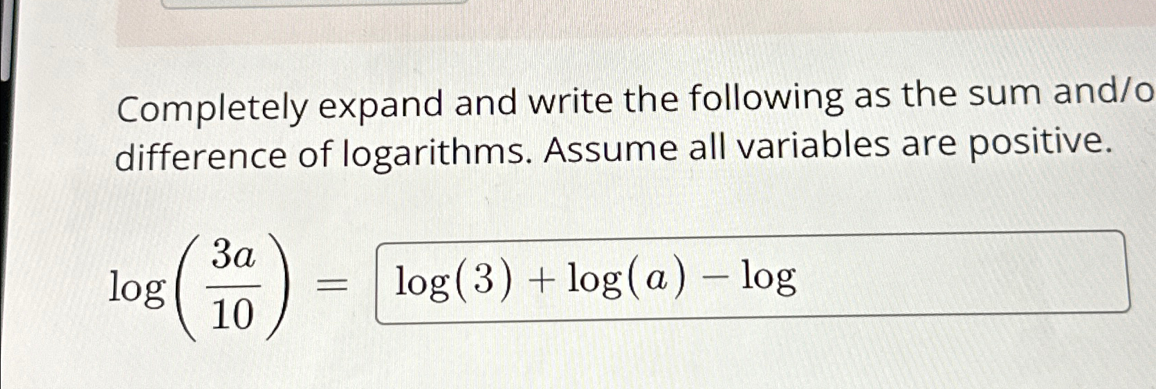 Solved Completely expand and write the following as the sum | Chegg.com