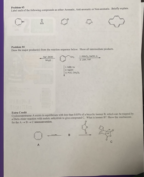 Solved Problem #1 Draw the first four i-molecular orbitals | Chegg.com