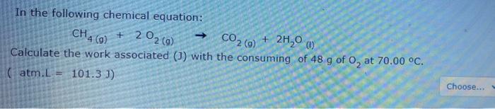 Solved In the following chemical equation: + 2H2O Calculate | Chegg.com