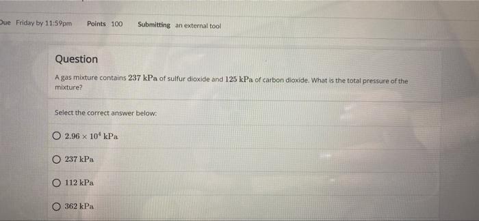 Solved Due Friday by 11:59pm Points 100 Submitting an | Chegg.com