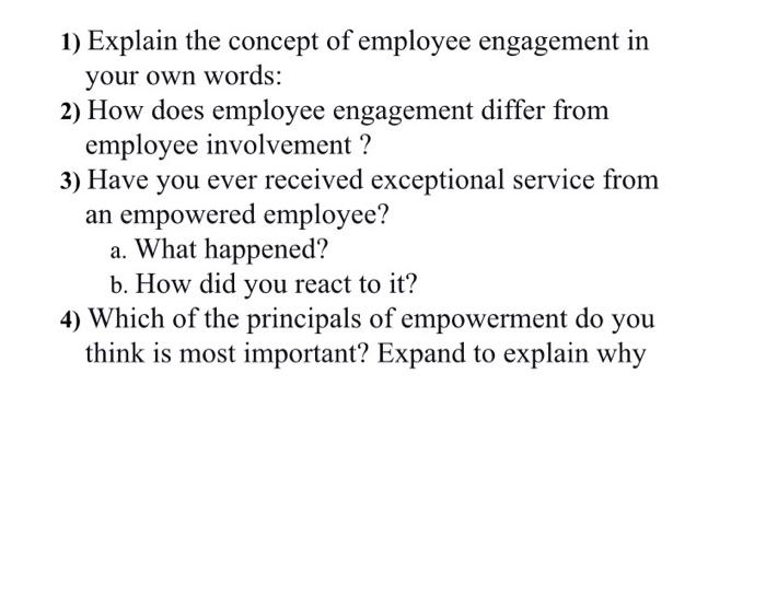 What Is The Concept Of Employee Engagement