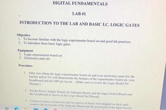 Introduction To Digital Electronics - Complete Kit