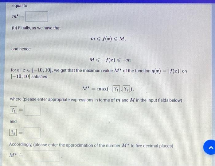 Solved (Min-Max Values of Differentiable Functions). | Chegg.com