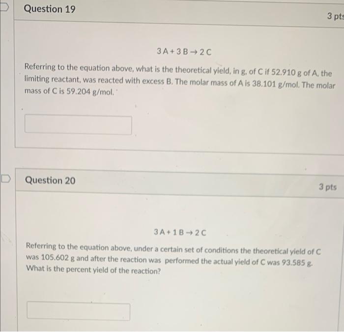Solved Question 19 3 pts 3 A+ 3 B2C Referring to the | Chegg.com