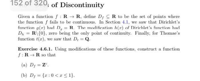 Solved Definition 4.6.4. A set that can be written as the Chegg