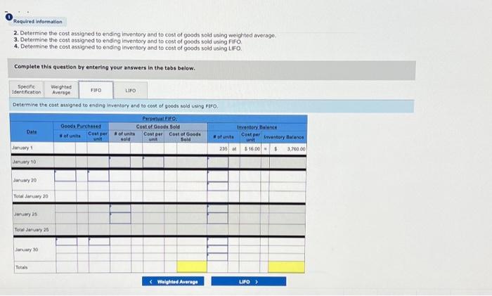 Solved Assume the perpetual inventory system is used. | Chegg.com