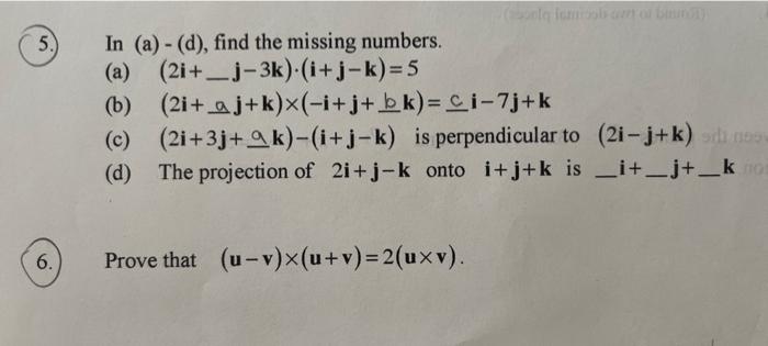 Solved In (a) - (d), find the missing numbers. (a) | Chegg.com