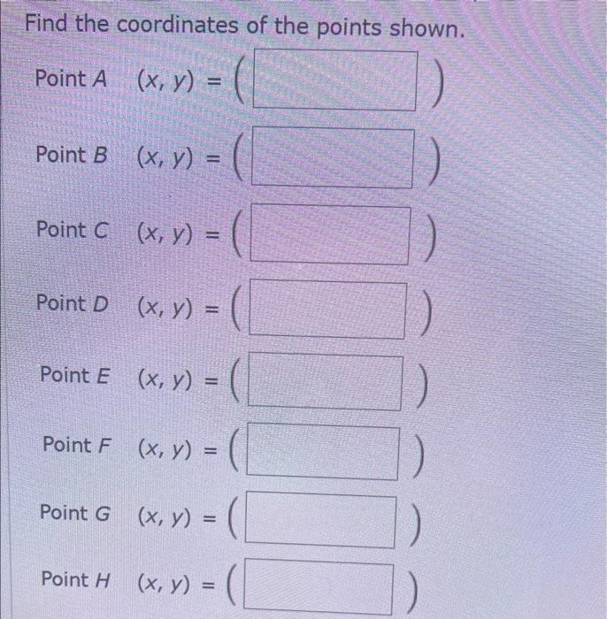 Solved Refer to the figure below.Find the coordinates of the | Chegg.com