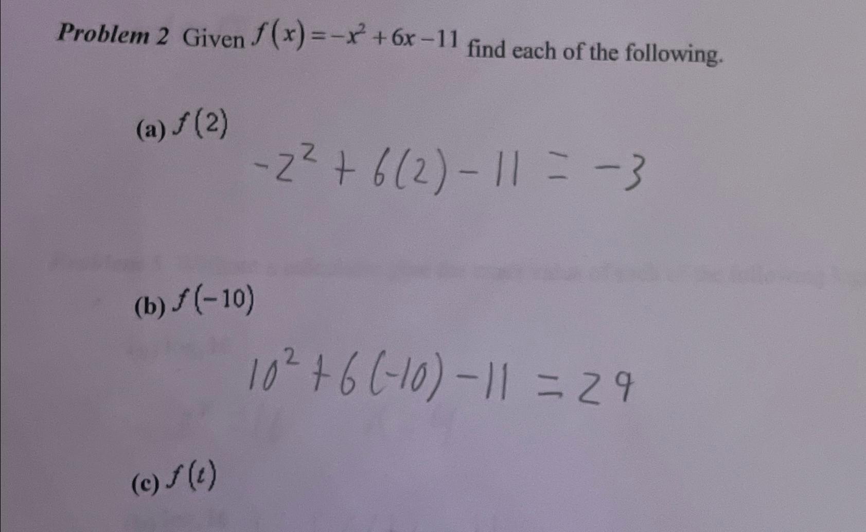 F X X2 6x 11