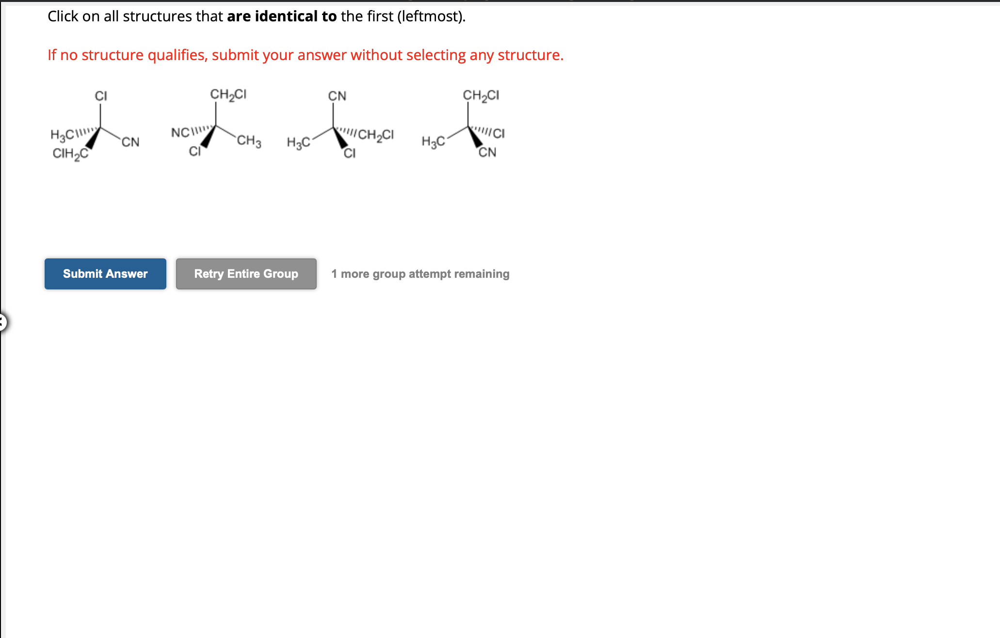 Click on all structures that are identical to the | Chegg.com