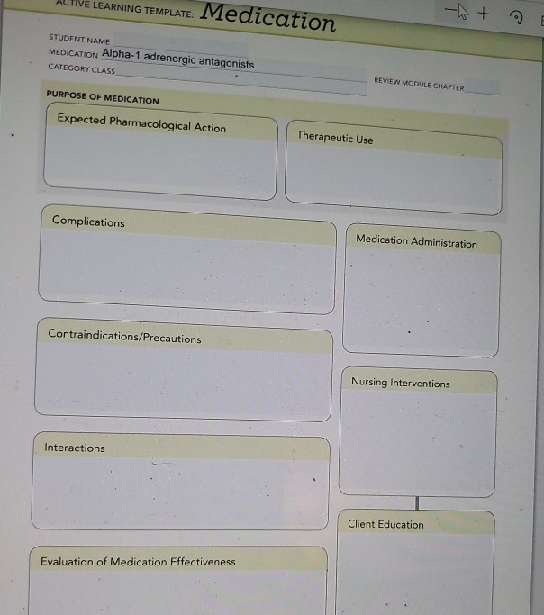 Solved ACTIVE LEARNING TEMPLATE: System Disorder STUDENT | Chegg.com