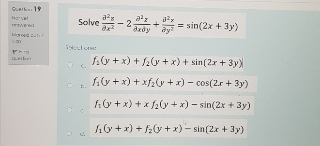 Solved can anyone solve this differential equation I'll | Chegg.com
