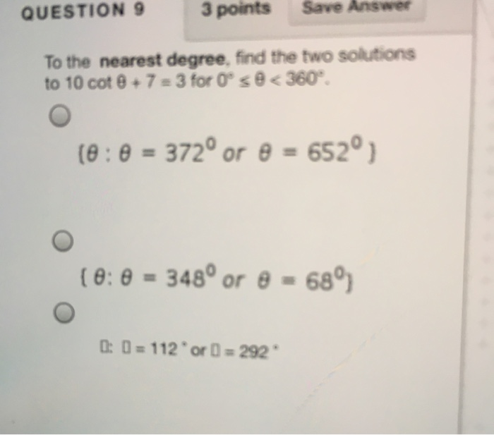Solved QUESTION 7 3 points Save Answer Use a calculator to | Chegg.com
