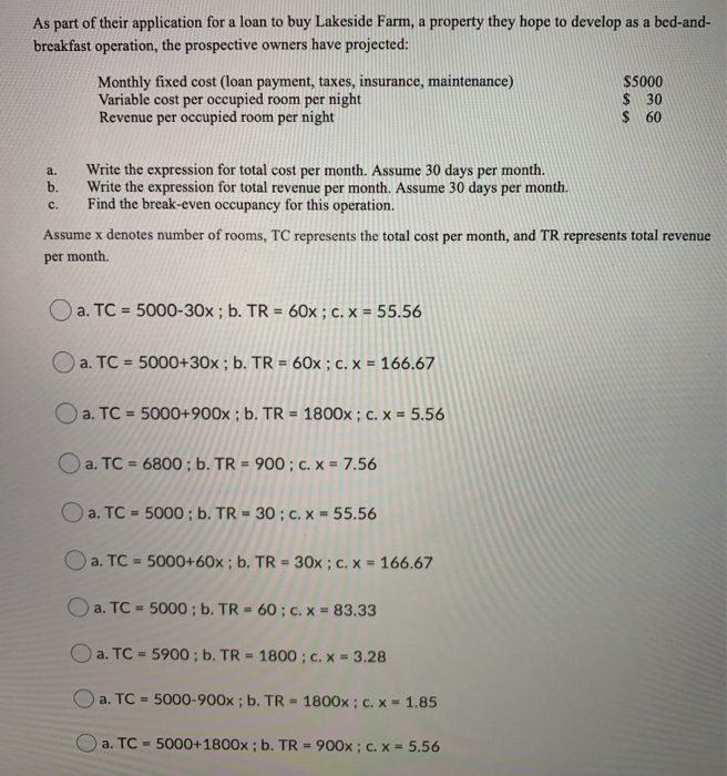 Solved As part of their application for a loan to buy