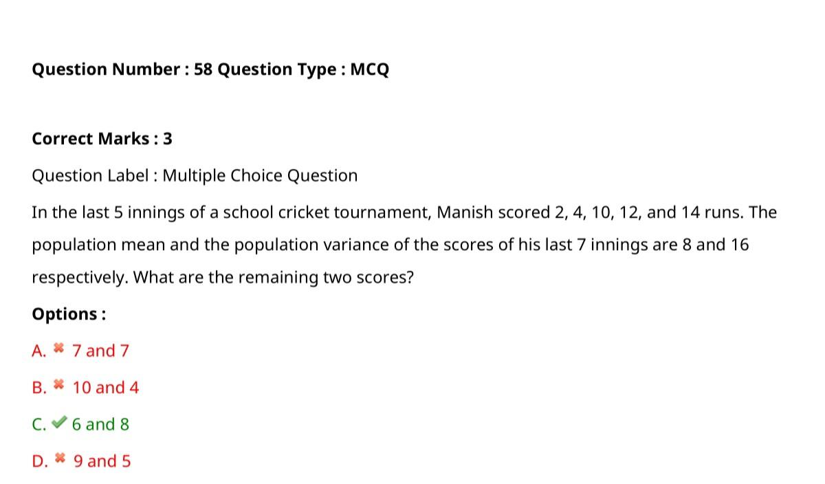 Solved Correct Marks : 3 Question Label : Multiple Choice | Chegg.com