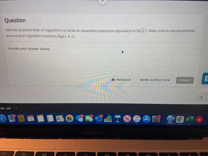 solved-question-use-the-quotient-rule-of-logarithms-to-write-chegg