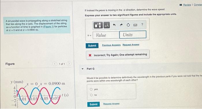 Solved A sinusoidal wave is propagating along a stretched | Chegg.com
