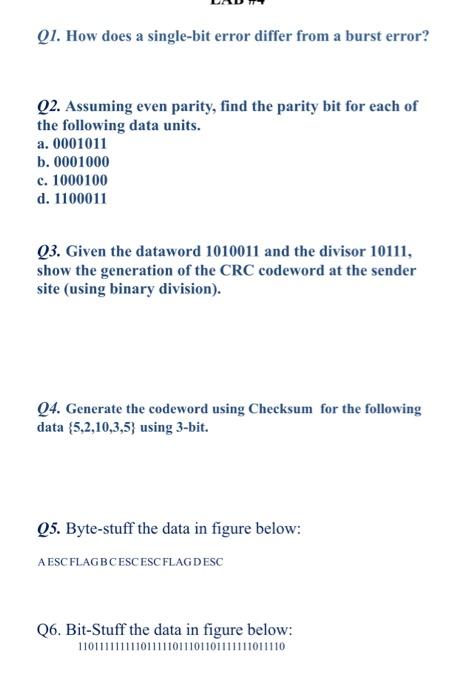 solved-q1-how-does-a-single-bit-error-differ-from-a-burst-chegg