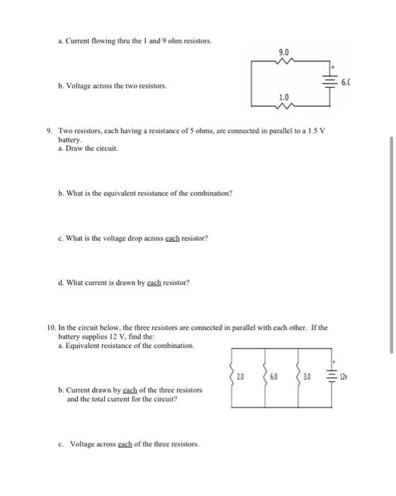 Solved PHYS 101, Technical Physical Science Name: Ohm's Law | Chegg.com ...