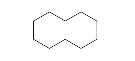 Solved The structure of cyclodecane is shown. Draw the | Chegg.com