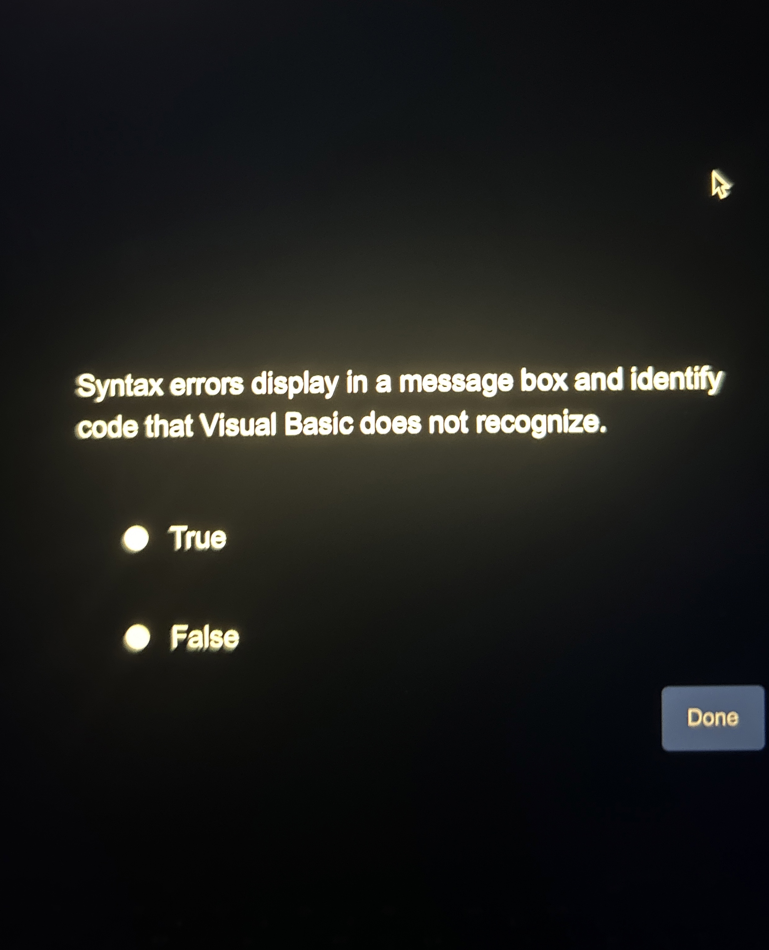 Solved Syntax errors display in a message box and identify | Chegg.com