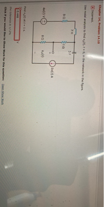 Solved Chapter 13, Problem 13.05 (Circuit Solution) | Chegg.com