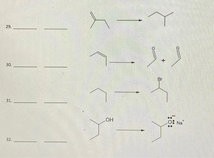 Solved For each reaction below, identify the type of | Chegg.com