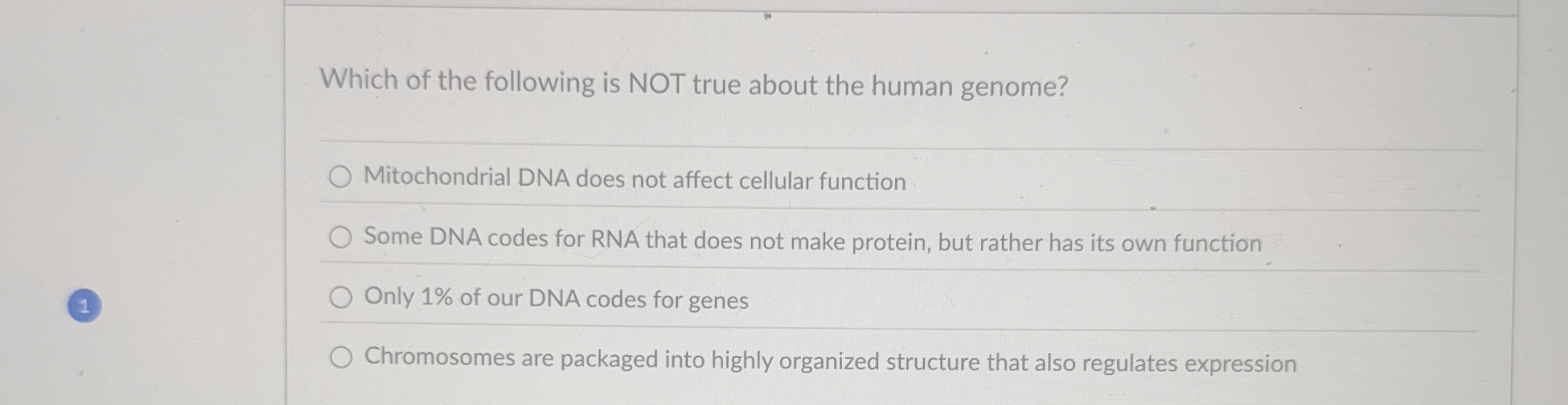 Solved Which of the following is NOT true about the human | Chegg.com