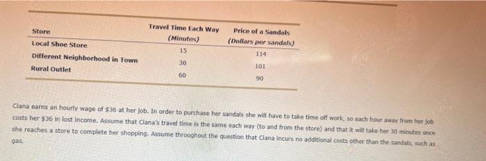 Solved 2. Determining opportunity cost Suppose that Ciana is | Chegg.com