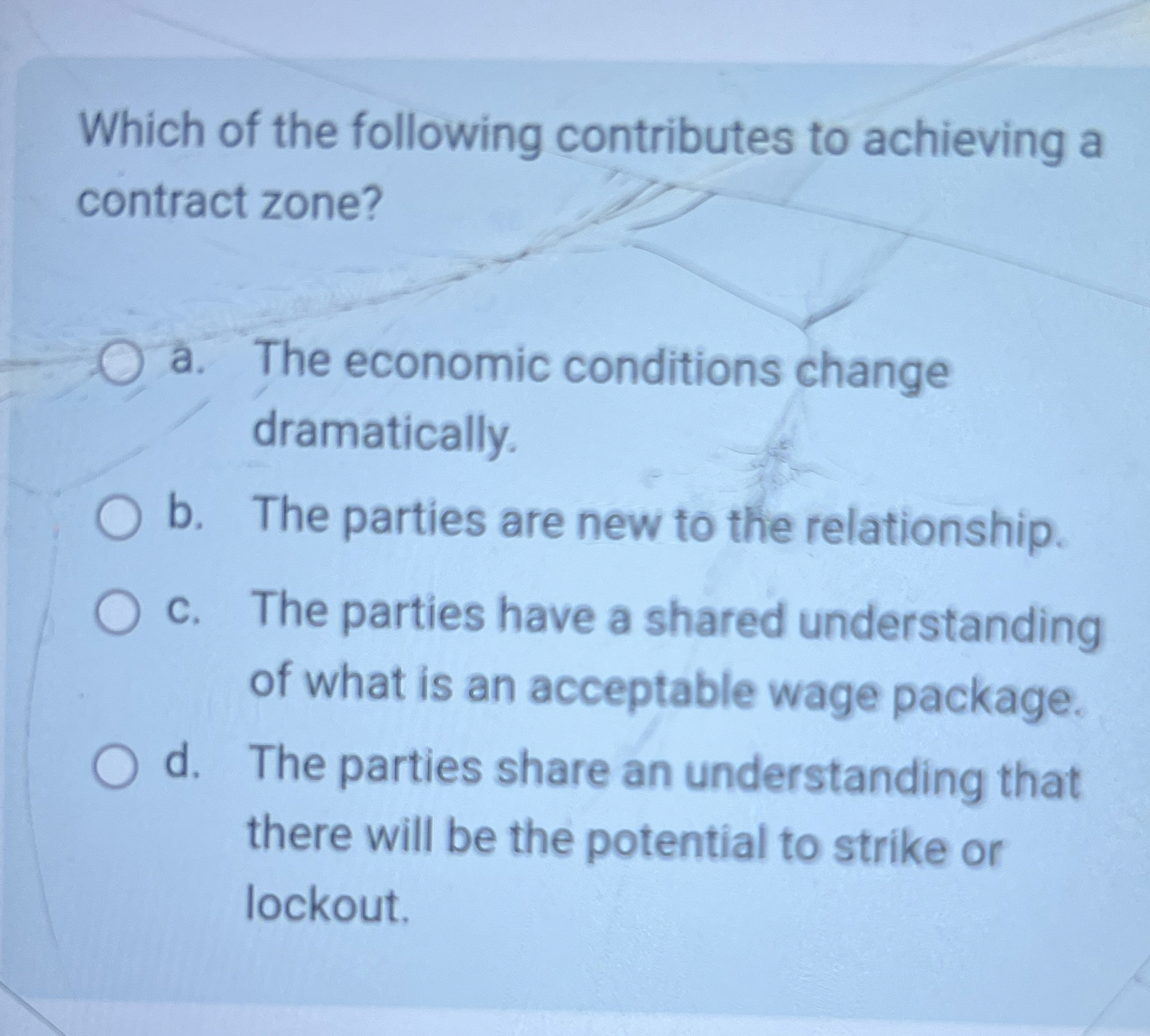 Solved Which of the following contributes to achieving a | Chegg.com
