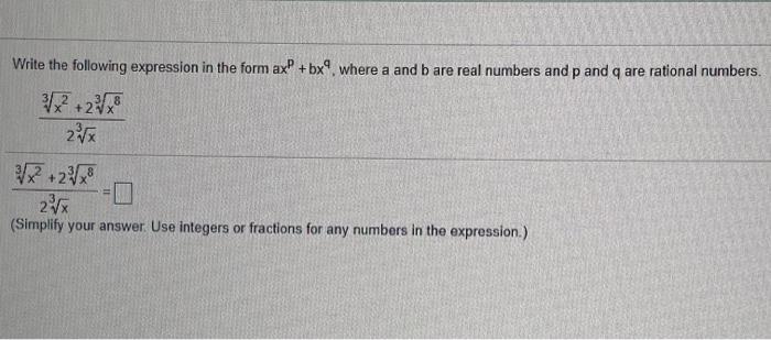 Solved Rewrite the radical expression, using rational | Chegg.com