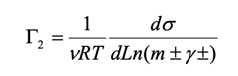 Solved Verify that the Gibbs adsorption isotherm for a | Chegg.com