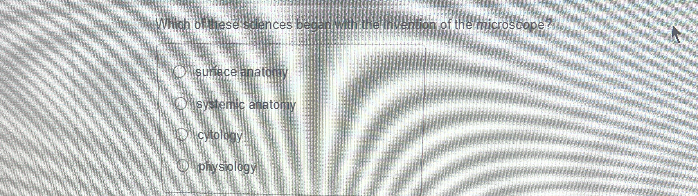 Solved Which of these sciences began with the invention of | Chegg.com