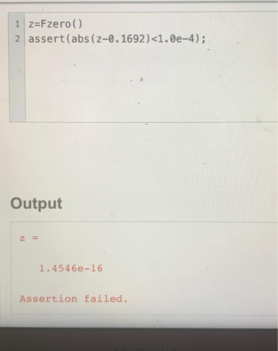 Solved writing a matlab code and i dont know why my answer | Chegg.com