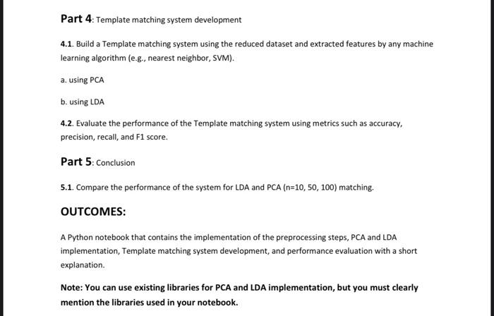 Solved Template matching is an essential application of | Chegg.com