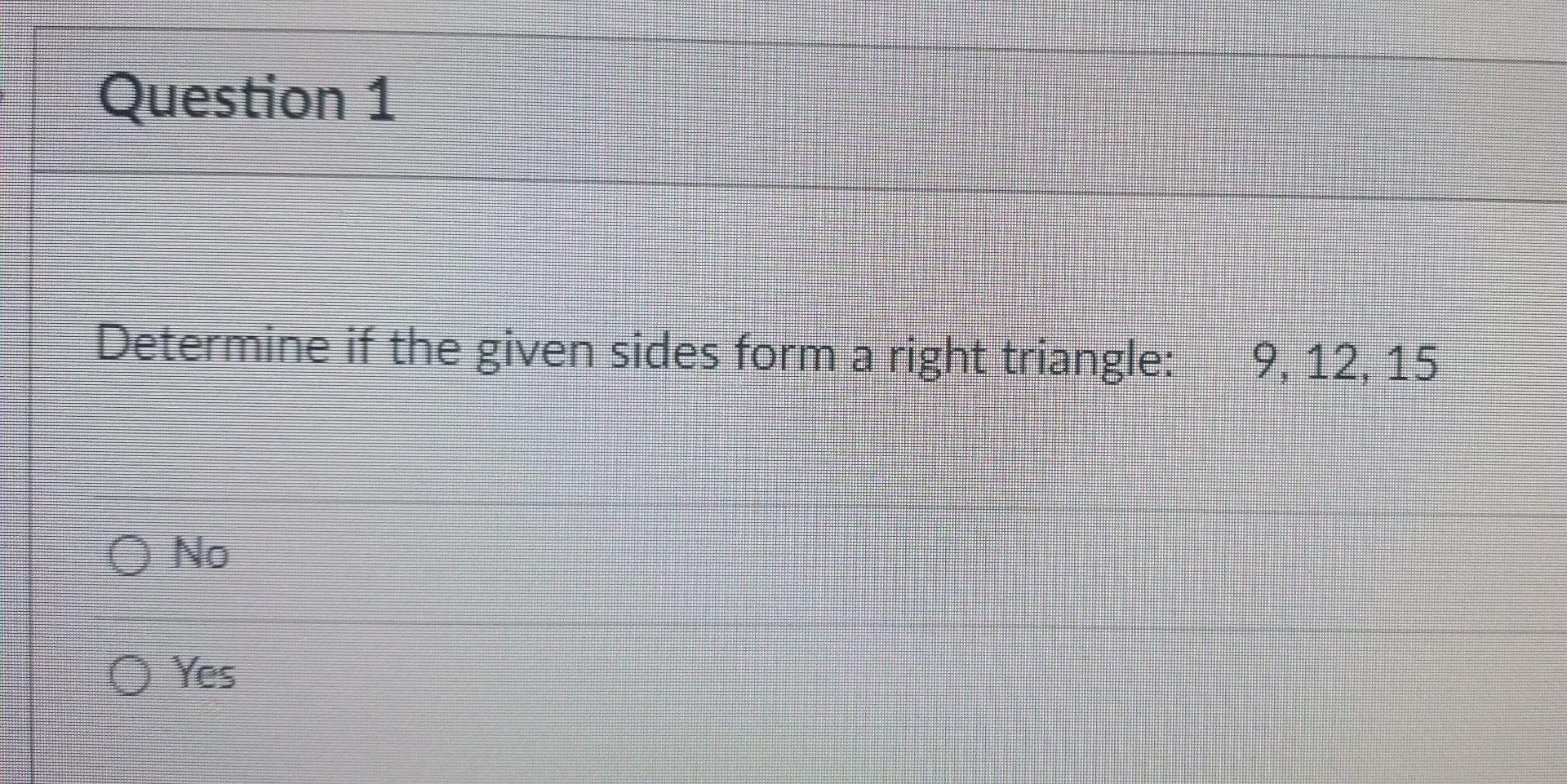 how to determine if sides form a triangle