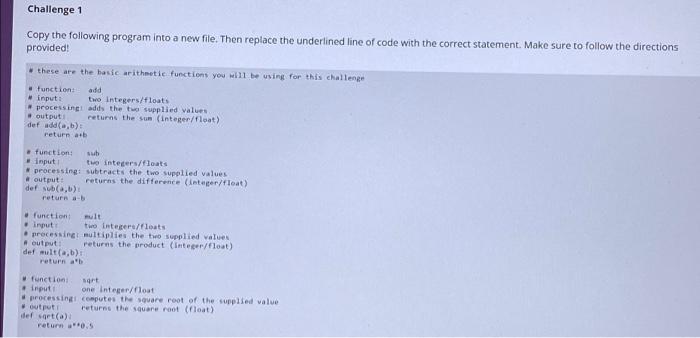 Solved Answer using Python only. Make sure to clearly read | Chegg.com