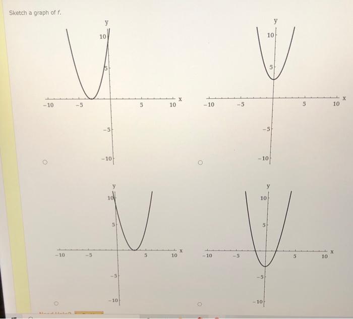 Solved To graph the function f, we plot the points (x, f(x) | Chegg.com