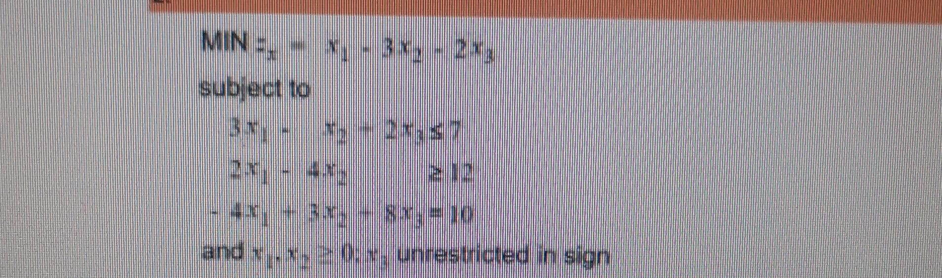 Solved convert the following LP models from primal form to | Chegg.com
