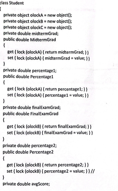 Solved what is the purpose of using locks in this code | Chegg.com