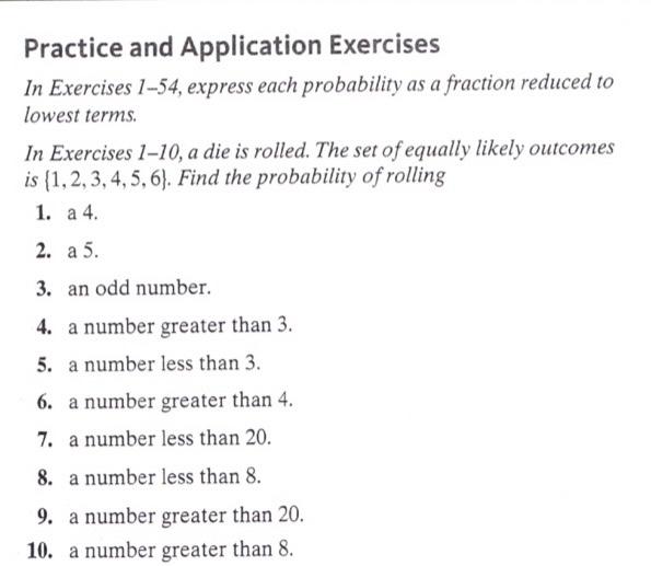 Solved Practice and Application Exercises In Exercises 1–54, | Chegg.com