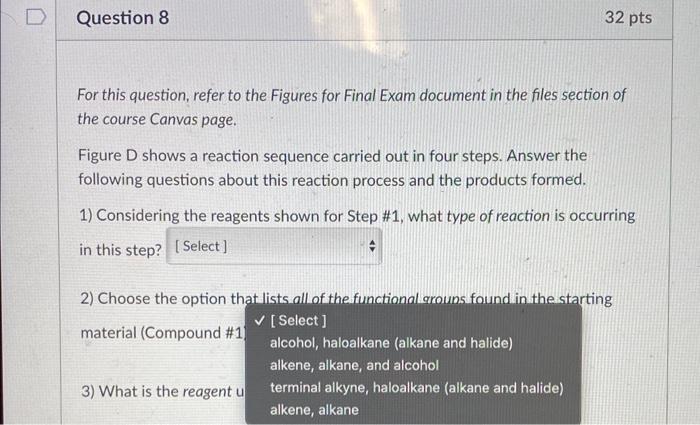 Solved Compound ? Compound D 2) water Compound C STEP 13 | Chegg.com