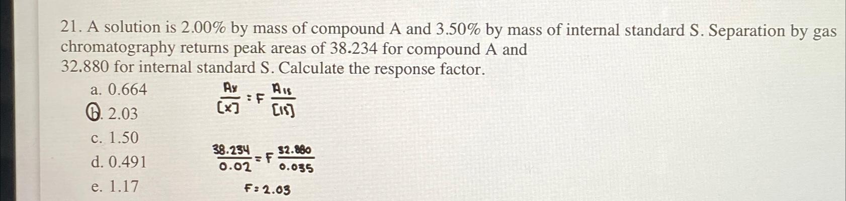 Solved A Solution Is 2.00% By Mass Of Compound A And 3.50% 