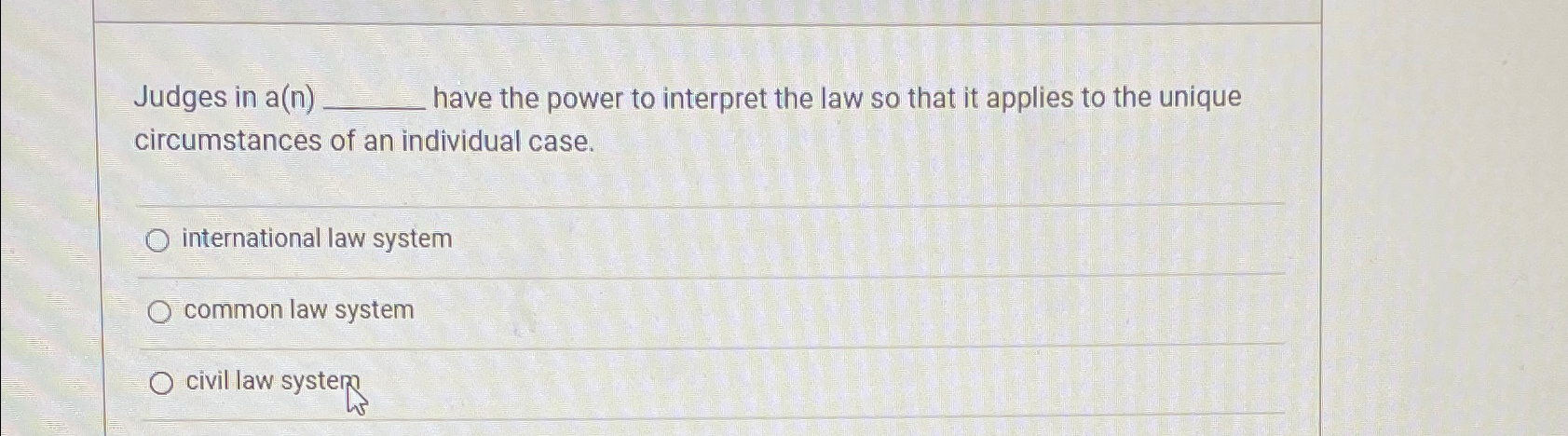 Who interpret 2024 the law