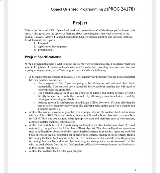 Solved its a java project,please answer it very carefully I | Chegg.com